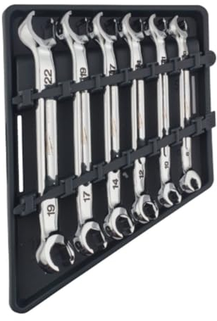 Milwaukee Open Double Ring Spanner Set 8/10/12/14/17/19 6-Piece