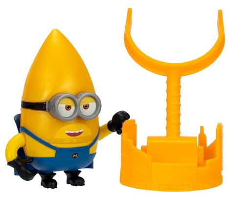MINIONS Despicable Me 4 Launch and Crash Mega Gus Action Figure | Launch Gus Into The Scene from His Launcher | Collect All 5 Different Mega All with A Different Play Feature and Accessories