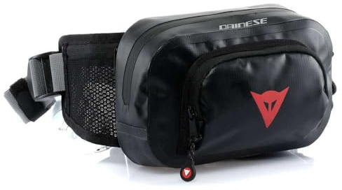 Dainese - Explorer Waist Bag 1.8L, wasserdichte Gürteltasche, für Männer und Frauen, Schwarz, N