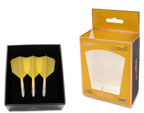 CUESOUL ROST T19 Carbonio Integrato al pozzo di dardo e Forma di Grande Ala di Volo, Set di 3
