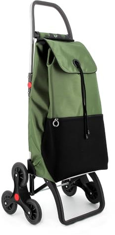 Carro Rolser I-MAX Urban MF 6 Ruedas Sube Escaleras Plegable - Kaki