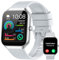 Smart Watch for Men Women Answer/Make Calls, 1.96 Fitness Watch Step Counter Heart Rate Sleep Monitor, Fitness Tracker 113+ Sports Activity Trackers IP68 Waterproof Smartwatches for Android IOS Gray