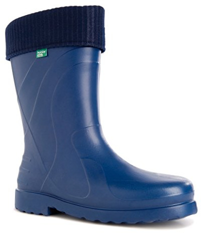 Demar federleichte Eva Bottes en Caoutchouc Bottes doublé Luna - Bleu - Taille 40/41 EU