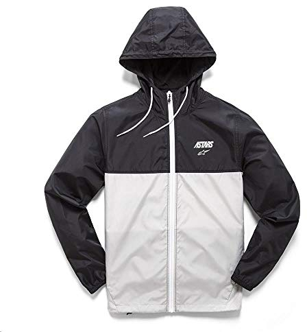 Alpinestars Herren Cruiser Windbreaker, Nero/Grigio, XL