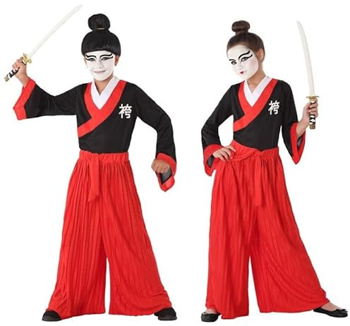 Atosa disfraz samurai japonés niño infantil