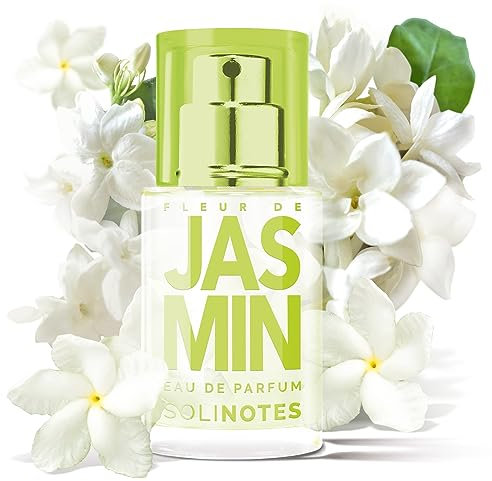 Parfum Femme SOLINOTES Fleur de Jasmin - Eau De Parfum | Fragrance Florale et Apaisante - Cadeau Parfait pour Elle - 15 ml