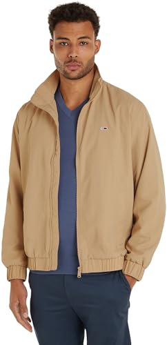 Tommy Jeans Cazadora de Entretiempo para Hombre, Beige (Tawny Sand), XXL
