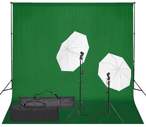 Homgoday Kit de Estudio Fotográfico con Set de Luces y Fondo Set Dotográfico para Estudio Fotográfico, Set Dotográfico para Fotografía N