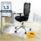 Floordirekt Bodenschutzmatte - Kratzfest, rutschfest, Milchweiß - Bodenmatte, Bodenschutz, Bürostuhlunterlage, Unterlegmatte, Schutzmatte für Laminat, Parkett, Hartböden (100 x 120 cm)