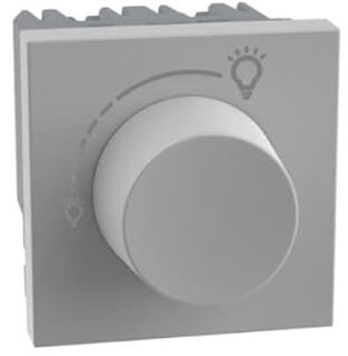 Dimmer universale Bticino MatixGo rotativo 2 moduli grigio - JG4415