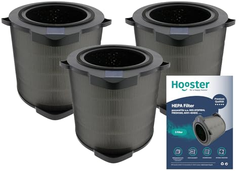 3 Filter kompatibel mit AEG Luftreiniger AX91-404DG | Ersatz für AEG FRESH360 Luftfilter AFDFRH4