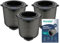 3 Filter kompatibel mit AEG Luftreiniger AX91-404DG | Ersatz für AEG FRESH360 Luftfilter AFDFRH4