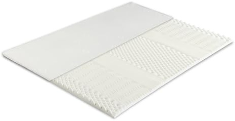 V.I.P. VERY IMPORTANT PILLOW Topper Memory Comfort Bugnato 120 x 190 cm, Vit