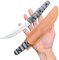Obespina Couteau Lame Fixe Style Japonais Lame en Acier 8cr13 avec Étui Camping Pêche Chasse EDC de Poche