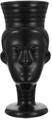 Cabilock 3 Pz bicchiere da cocktail Tazze bicchieri d'epoca bottiglia d'acqua versare bicchiere tazza personalizzata idol tazza hawaiana coppa di vino da festa ceramica Black