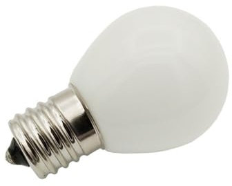 YSJX luci ad Ampio voltaggio, Confezione da 50 lampadine a Sfera a LED AC85-265V G35 E12/E14/B15/E17 2W con Copertura lattiginosa, Luce Natalizia, Lampadine per la casa(3000K Warm White,E17)