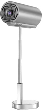 Yarryuter Miniproyector X5 PortáTil Compatible con VíDeo 4K para Cine en Casa, Proyector de VíDeo con Enchufe Europeo