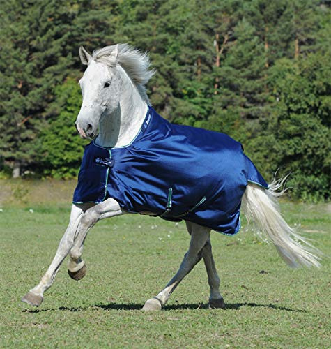 BUCAS Smartex Extra Pferdedecke 300g Stay-Dry, Blau, 165 cm