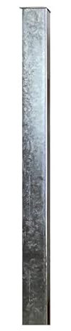 BAUER - Zaun- Torpfosten VZ, zum Einbetonieren, 80x80x3mm, L = 1700mm
