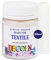 Decola — Peinture Textile Blanc Paillette 50ml - Teinture à Haute Teneur en Pigments - Fabriqué par Nevskaya Palitra