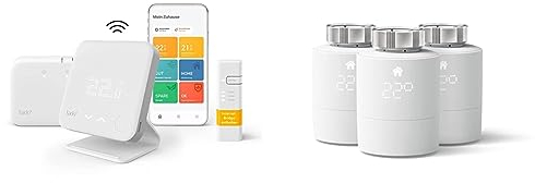 tado° Kit de Inicio, Termostato Inteligente Inalámbrico + Accesorio para control de habitaciones múltiples