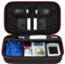 Elonbo Diabetic Supplies Reisekoffer, Glukose Meter Tragbare Aufbewahrungstasche, Insulin Pen und Medikament Tragetasche für Glukose Meter, Insulin Pen, Teststreifen, Spritzen, Nadeln, Schwarz.
