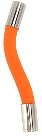 Fafeicy Tubi di Prolunga per Rubinetto con Ugello Aeratore, Rame Flessibile per Lavello da Arancione 20 Cm/7,87 Pollici Resistente agli Spruzzi per e Bagno