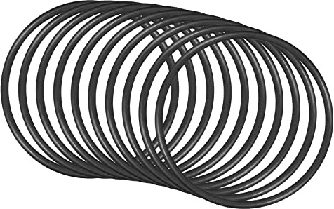 QUARKZMAN Nitrile Gomma O-Ring 110mm x 100mm x 5mm Guarnizioni di Tenuta Anelli Rubinetti Rotondo Guarnizione Rondella per Rubinetto Idraulica Riparazione Sigillatura Connessione, 10 Pezzi