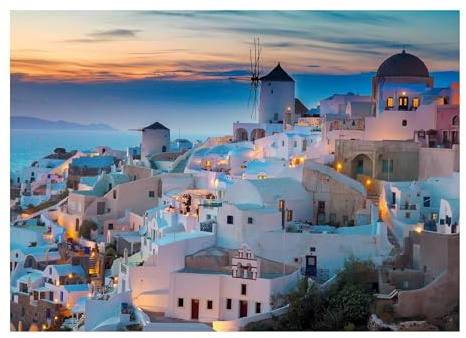 Ravensburger Puzzle 1000 pezzi Santorini, Grecia – Puzzle Adulti +14 anni, 70 x 50 cm, Puzzle per Adulti, Foto Santorini, Idee Regalo