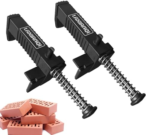 Linea Per Muratura - PP Tecnico+Acciaio | Fissatore per cassetto filo, linea in muratura, utensili per la posa di, set da 2/5 per lavori di muratura,