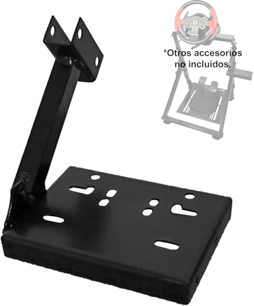 Unicview Soporte Freno de Mano y Palanca de Cambios Simracing, Soporte Shifter Universal para Cockpit de Volante, Compatible Logitech G25 G27 G29 G920, Thrustmaster TH8A y Handbrake USB