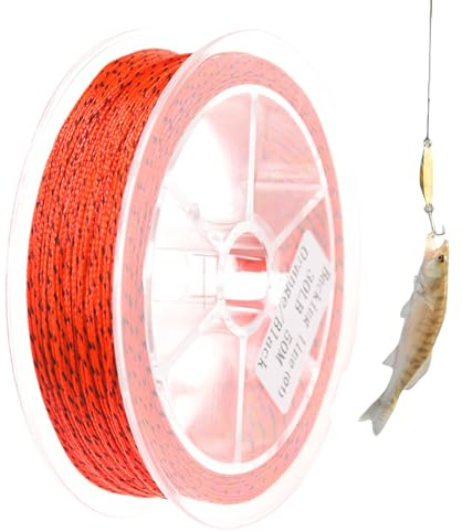 Fiskelina – Fly Fishing | Rep | Professionell flugsnöre-bakning – 20 lb polyester flätad påfyllningskoppel för flugfiskerulle låg friction tillbehör neon gul hållbar