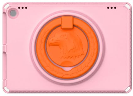 Yosoo Health Gear EVA Skyddsfodral Tablettskydd för HD10 2021 2023 Stötsäkert Fodral med Roterande Stativ Utskärningar Tvättbar Design för Barn Studenter Som Läser (Rosa)