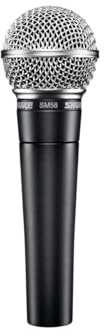 Shure SM58 Pro Dynamic Vocal Microphone with 25-ft XLR Cable
