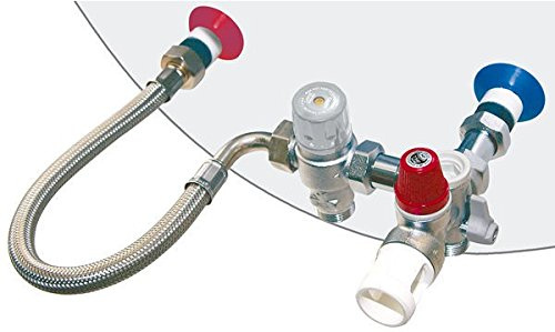 Kit de sécurité pour chauffe-eau électrique vertical - avec groupe siège inox