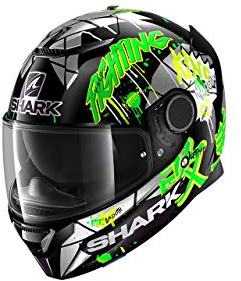 SHARK Herren NC Motorrad Helm, schwarz, S