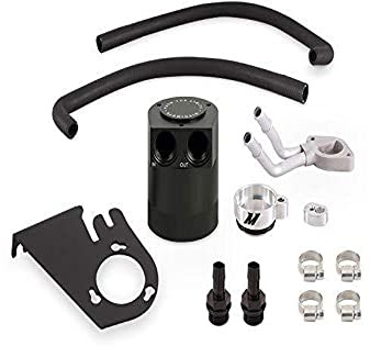 Mishimoto MMBCC-F2D-11BE Baffled Oil Catch Can Fits Ford Powerstroke 6.7L 2011-2016 Black