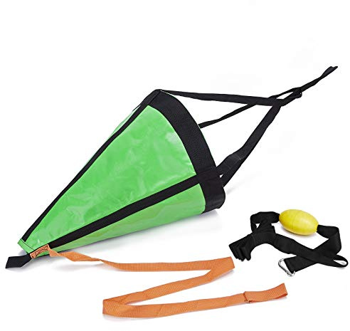 MMOPHOEXII Drift Sock Sea Anchor Drogue with Harness Buoy, Ocean Anglers Fishing Drogue Sea Anchor for Boat/Kayak/Pontoon
