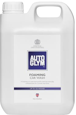 Autoglym Foaming Car Wash, 2.5 Litres - High Foaming Car Shampoo For All Bodyworks - pH Neutral, 125 Washes and Wax Safe Formula for Cleaning Car Exterior - Concentrated Car Wash Soap