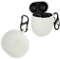 kwmobile Hülle kompatibel mit Google Pixel Buds Pro Hülle - Kopfhörer Case - TPU Silikon Cover - Schutzhülle in Weiß
