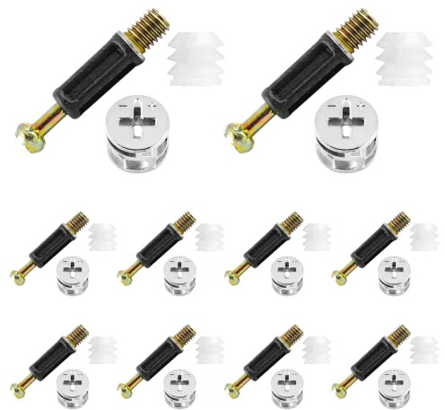 BokWin 10 Set 35mm Cam Lock Screws for Furniture