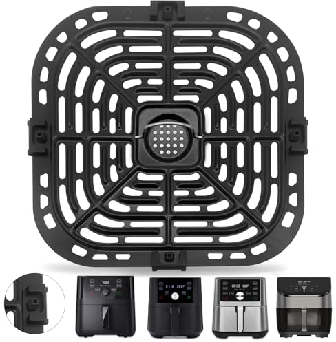 Air Fryer Grill Plate for Instant Pot Vortex Plus 5.7L Air Fryer, Accessories Replacement Parts Tray Grill Pan Crisper Plate Rack, Dishwasher Safe