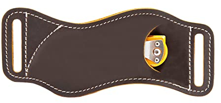 Messerscheide, Ledermesserscheide für Gürtel, Taschenmesserhalter, EDC Gürtel-Organizer, handgefertigt, kompakt, Zugmesser-Holster, EDC Lederscheide für Klappmesser, Geschenke für Männer