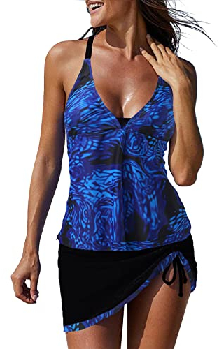 Tankini Damen Bauchweg Gr. 52 bügel Badeanzug, Cup d Badeanzug Damen lang Beach Bikini Badeshorts für Damen Bikini Set Mit Rock Badehose Damen große größen Bikini Damen Set Bauch Weg bademode ba