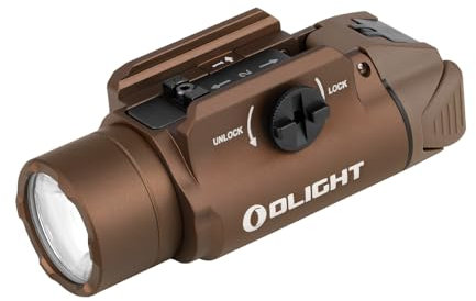 OLIGHT Linterna táctica de alto rendimiento, 1000 lúmenes, alcance de 200 m, 2 modos de luz