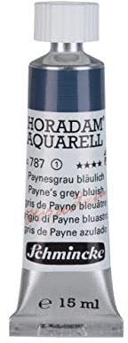 Schmincke – HORADAM® AQUARELL - feinste Künstler-Aquarellfarben, Paynesgrau bläulich - 15 ml