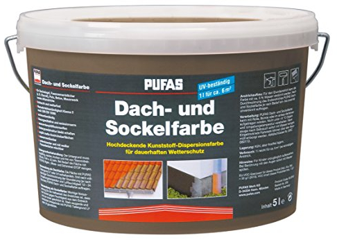 Pufas Dach- und Sockelfarbe Acrylatfarbe 5,000 L