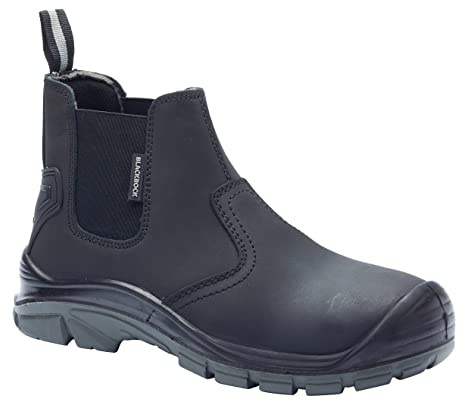 Blackrock Pendle Composite Safety Dealer Boots, Wide Fit Shoes, With Composite Toe Cap, Mens and Womens, Slip-On Safety Work Boots - Size 4