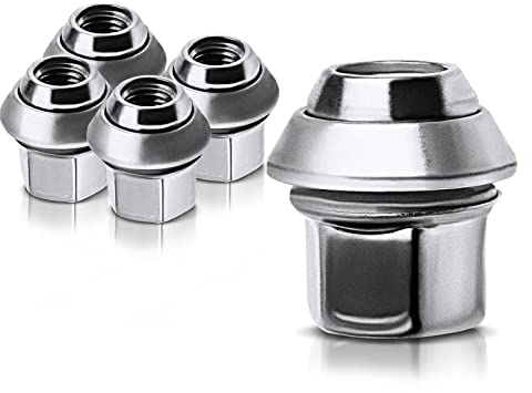 Frankberg 5x Radmutter Vorne Hinten Kompatibel mit C-Max Capri III Cougar Escort Fiesta Focus Fusion Granada KA Mondeo Scorpio Sierra Transit 1981-2021 31329645