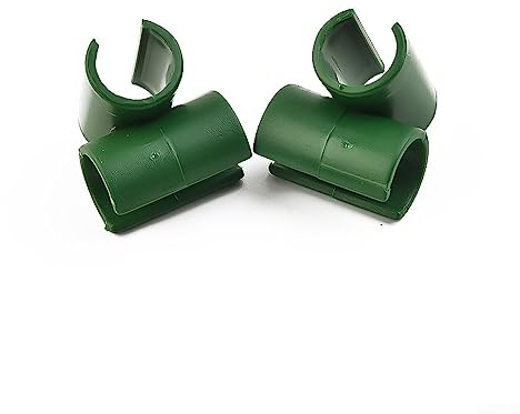 Pflanzen-Spalier-Verbindungsclip, 50 Stück, 11 mm, Kunststoff, Universal-Kreuzverbinder für Klettern, Rattan, Gartenpfähle, Pflanzenstützen